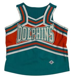 Dehen  Miami Dolphins Cheerleading Outfit Size 16x21 Green and Orange